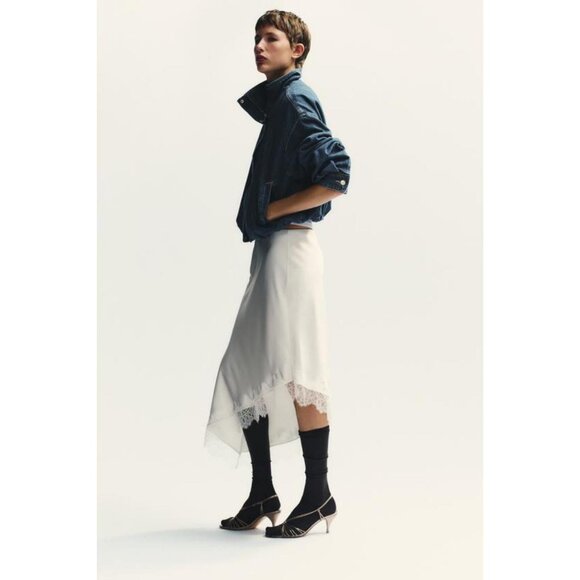 ZARA TRF DENIM JACKET - Picture 5 of 11